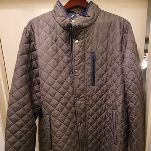 Mens Green/Olive Quilted Jacket